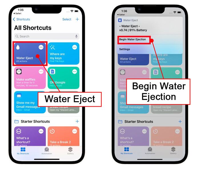 Siri Water Eject 2