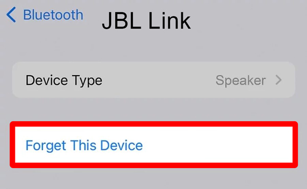 Remove JBL Link