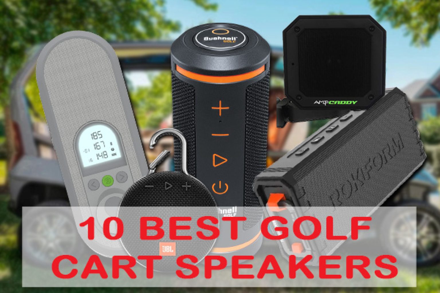 The 10 Best Golf Cart Speakers [2023]