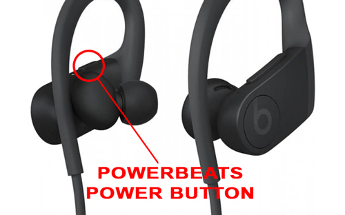 Powerbeats button