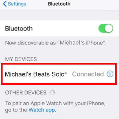 Beats Headphones to iPhone