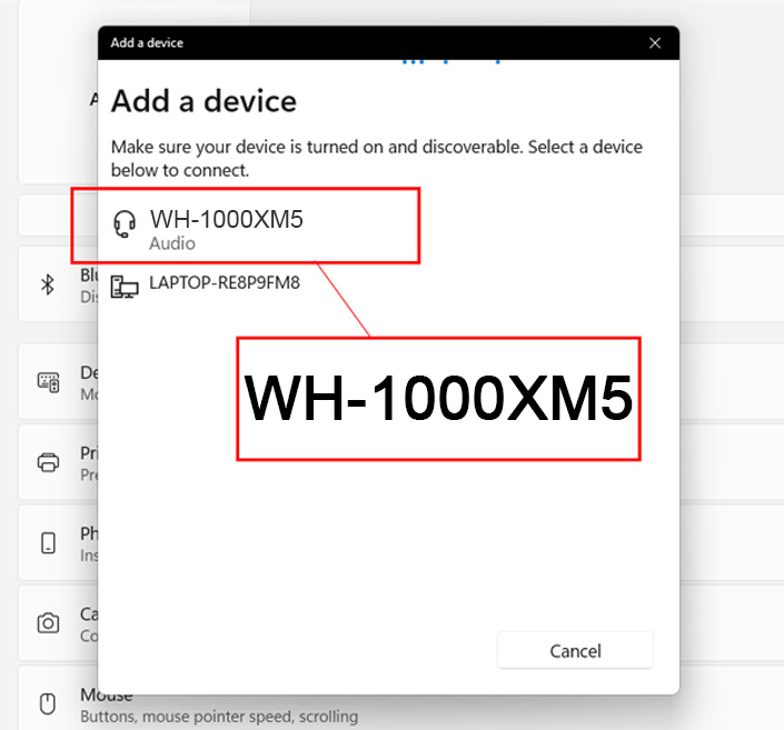 WH-1000XM5 to windows 3