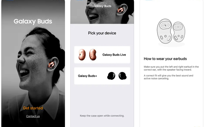 Samsung Galaxy Buds app
