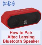 Altec Lansing Bluetooth Speaker Pairing