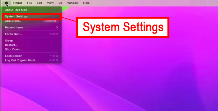 Mac System Settings